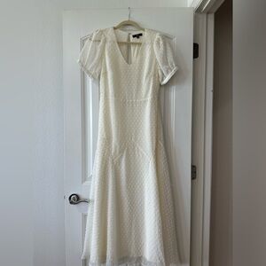 STUNNING BRIDAL STYLE, SHORT SLEEVE DRESS
